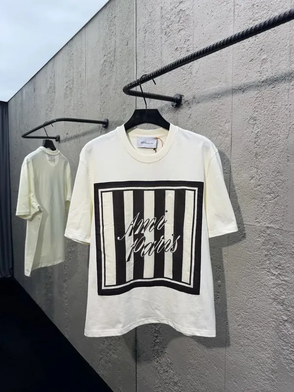 Ami Paris Beige T-Shirt Ver.B