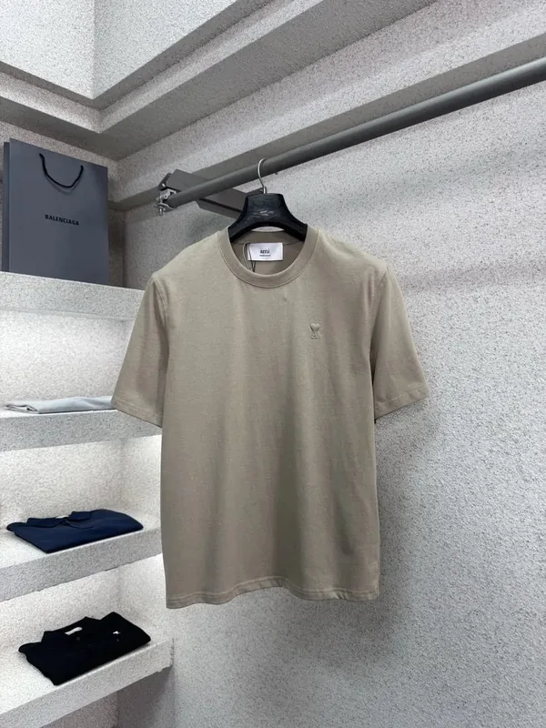 Ami Paris Beige T-Shirt Ver.C