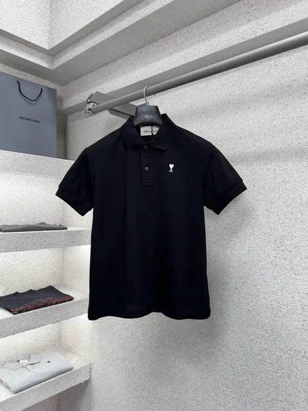 Ami Paris Black Polo