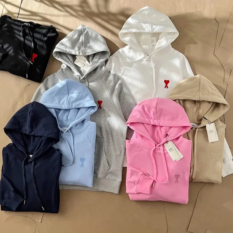 Ami Paris Multicolor Hoodie Women Ver.A