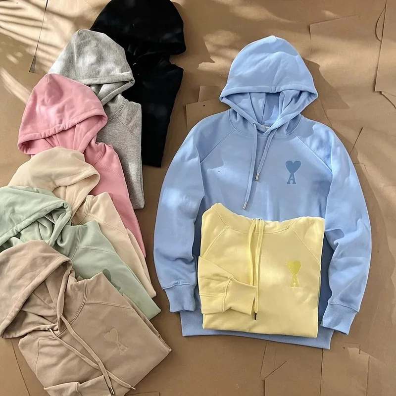Ami Paris Multicolor Hoodie Women Ver.B