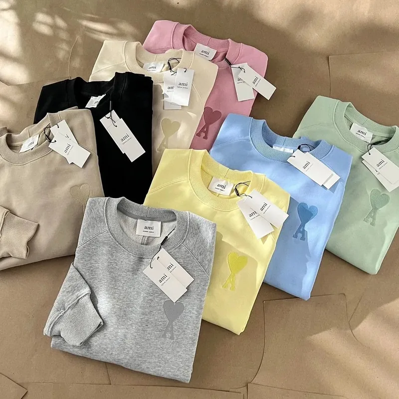 Ami Paris Multicolor Hoodie Women Ver.C