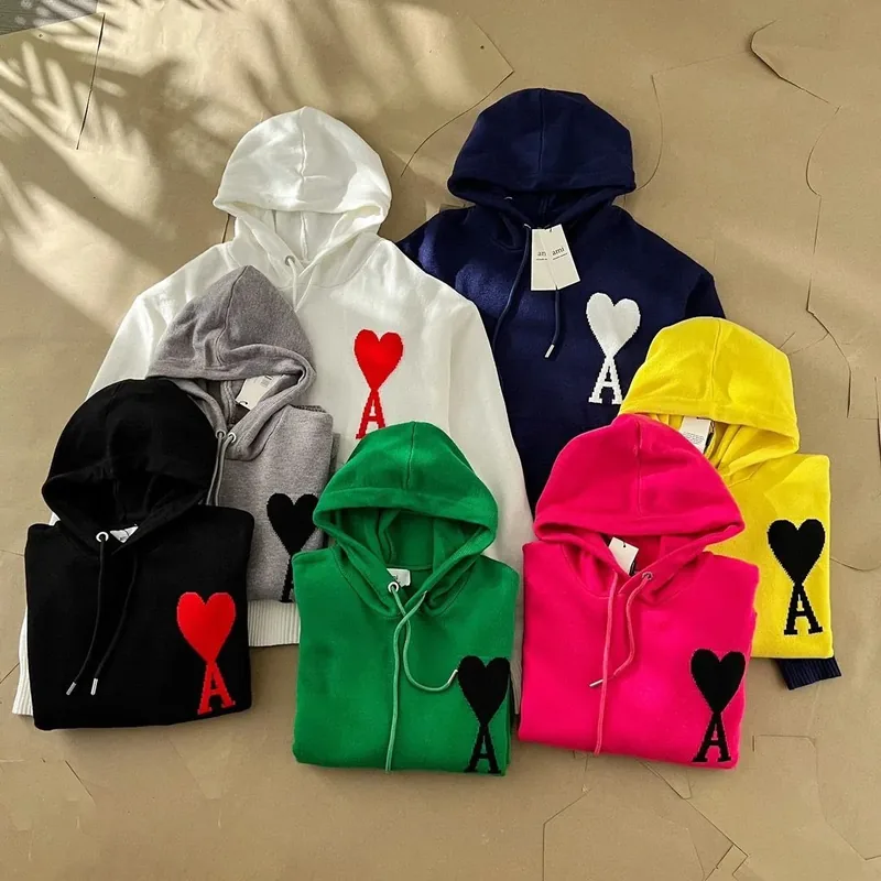 Ami Paris Multicolor Hoodie Women