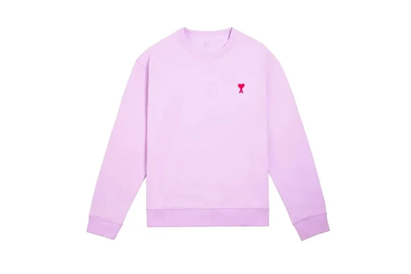 Ami Paris Purple Hoodie Women Ver.B