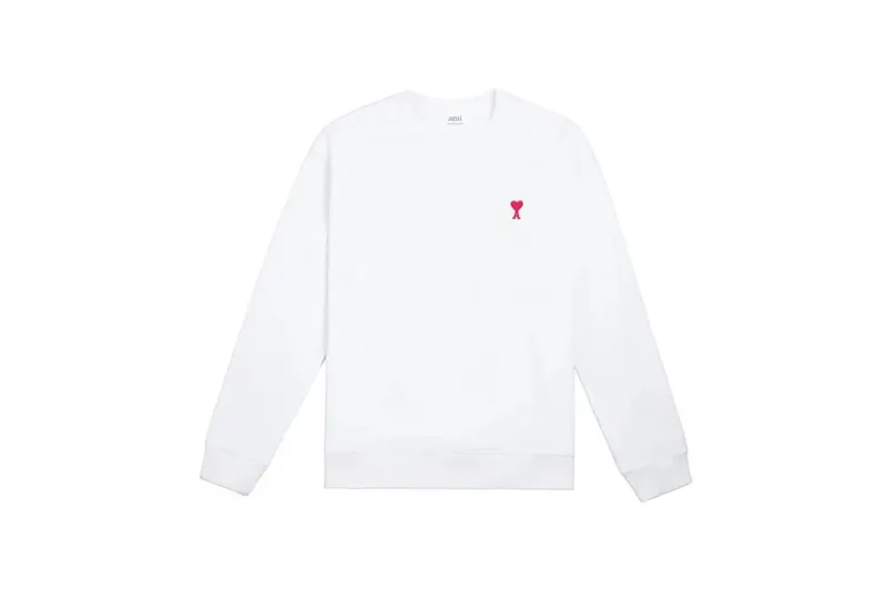 Ami Paris White Hoodie Women