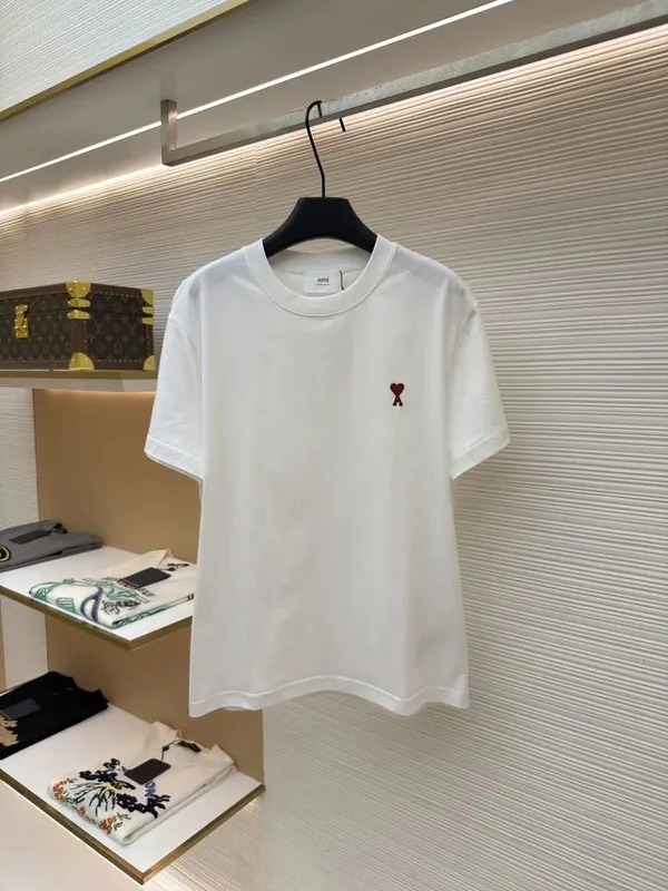 Ami Paris White T-Shirt Women Ver.A