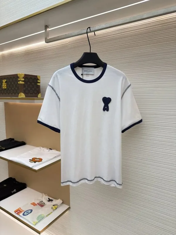 Ami Paris White T-Shirt Women Ver.D