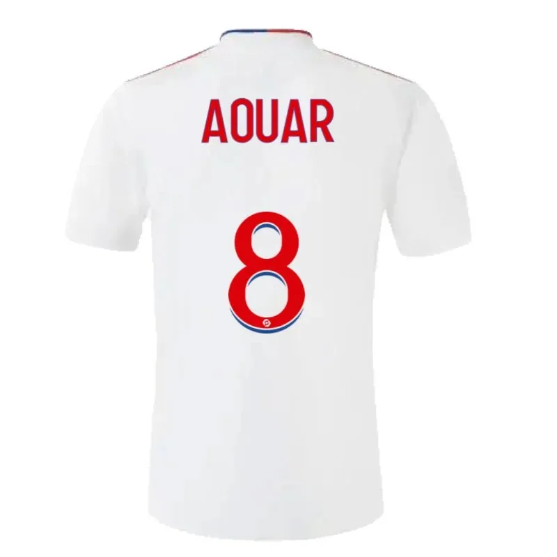 Lyon Aouar 8 Olympique Lyonnais 21/22 Home Jersey