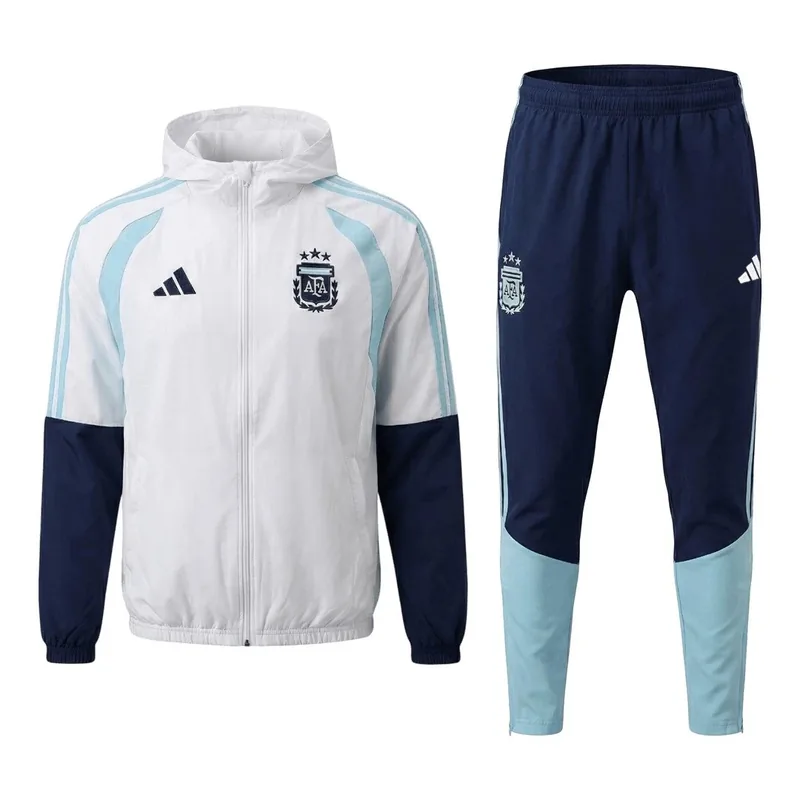 Argentina 2026 Hoodie Tracksuit White