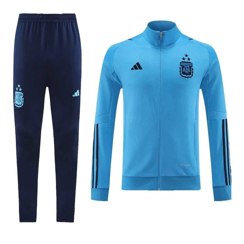 Argentina Jacket Tracksuit 2022 Blue Three Stars
