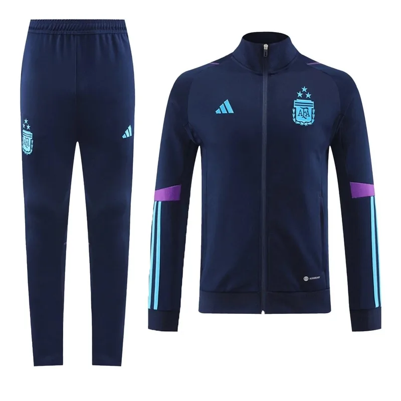 Argentina 2022 Jacket Tracksuit Royal Blue Three Stars