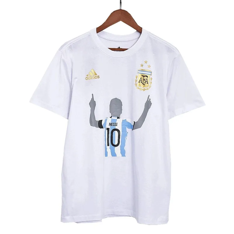 Argentina Winners Lionel Messi Celebration T Shirt 2022 Thre — photo 1