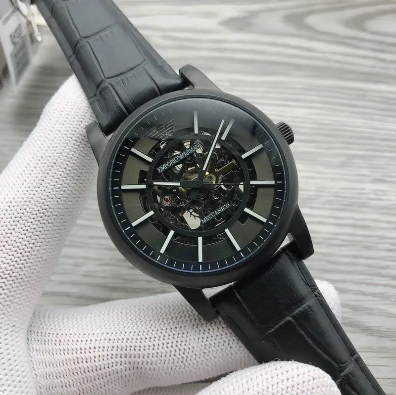 Armani AR60008 Skeleton Automatic Watch 41mm
