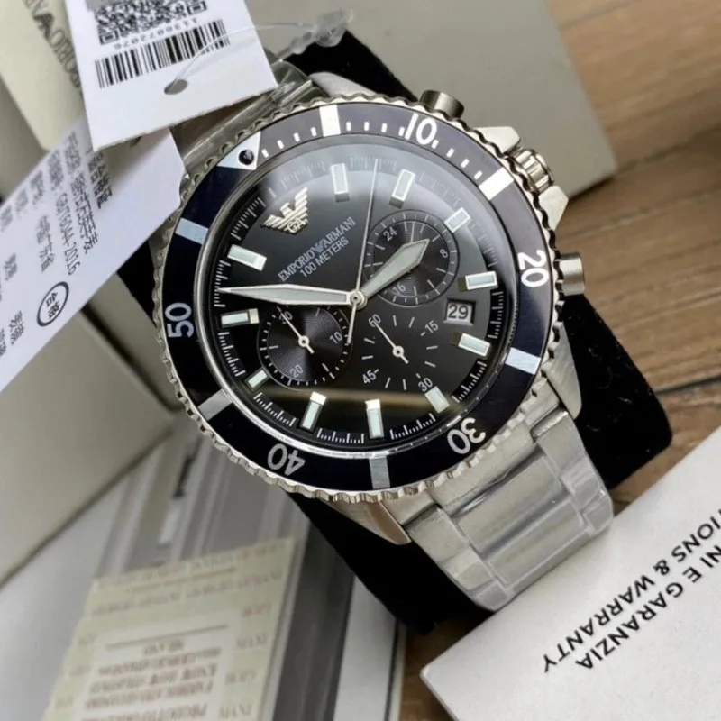 Armani Diver Chronograph Quartz Watch