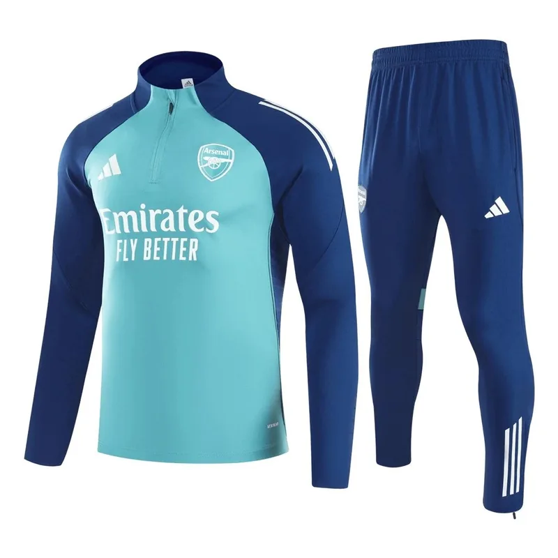 Arsenal 2025 1 4 Zip Tracksuit 26 Kids Green