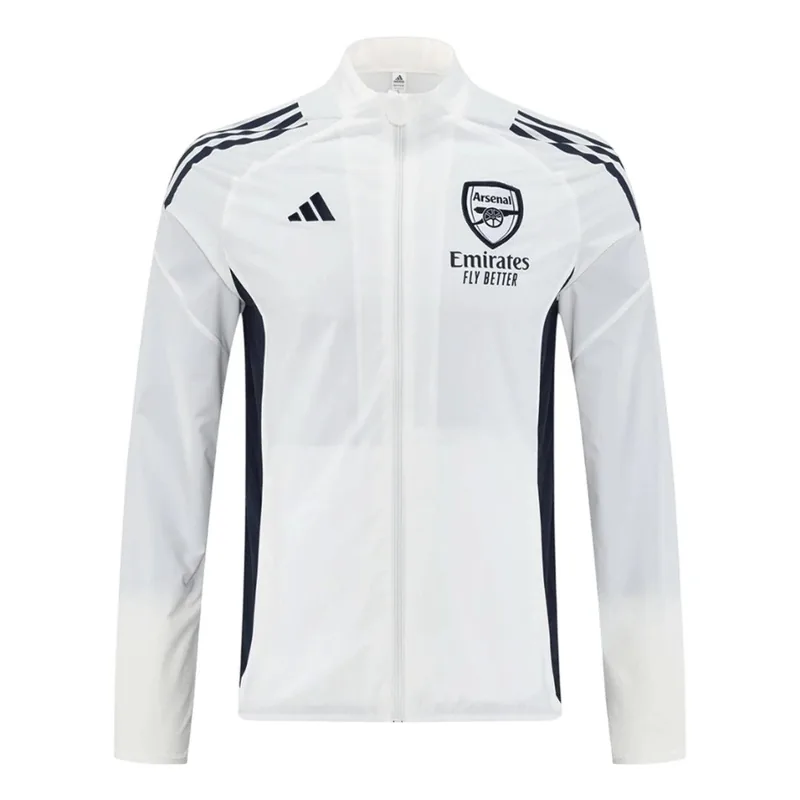 Arsenal 2025 Windbreaker Jacket 26 White