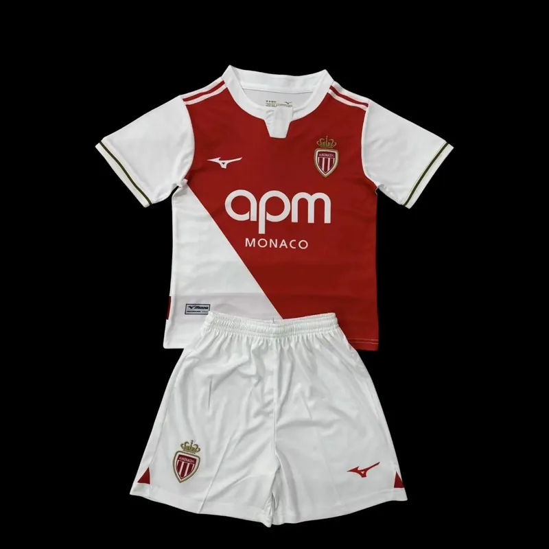 Monaco AS 25/26 Home Jersey - Kids