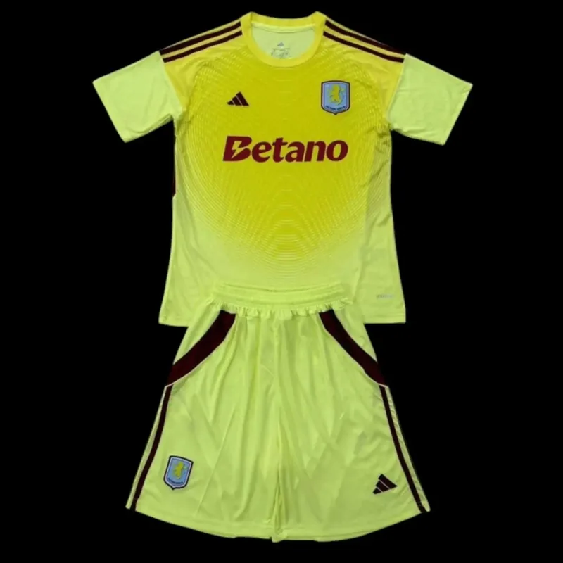 Aston Villa 25/26 Goalkeeper Jersey - Kids