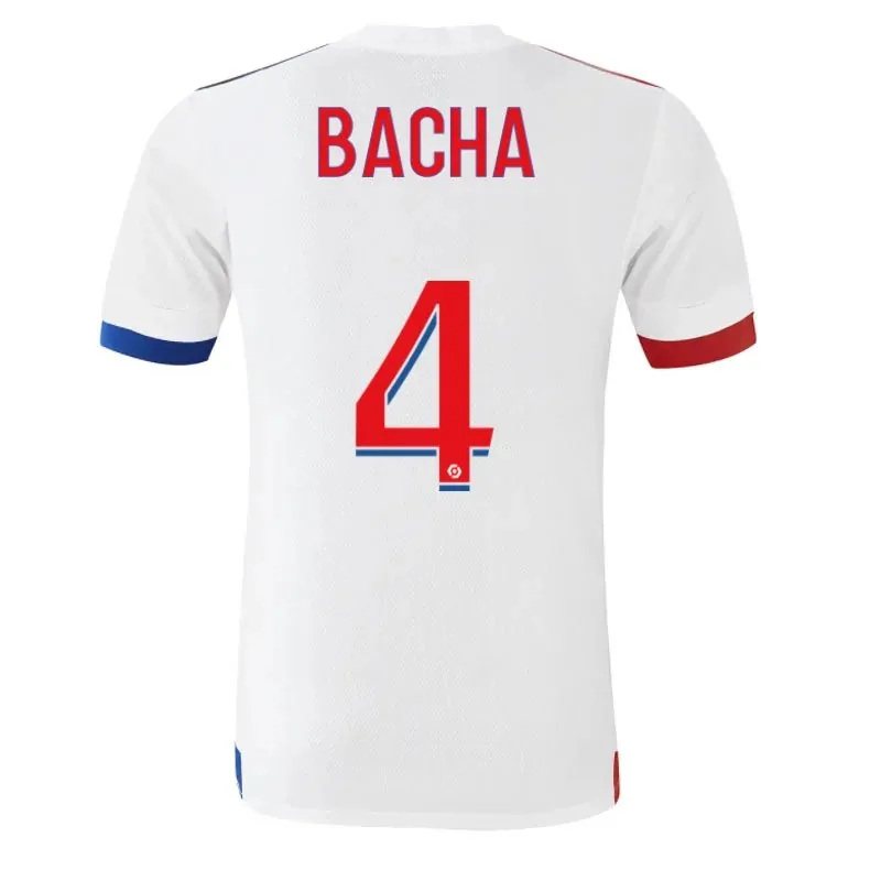 Lyon Bacha 4 Olympique Lyonnais 20/21 Home Jersey