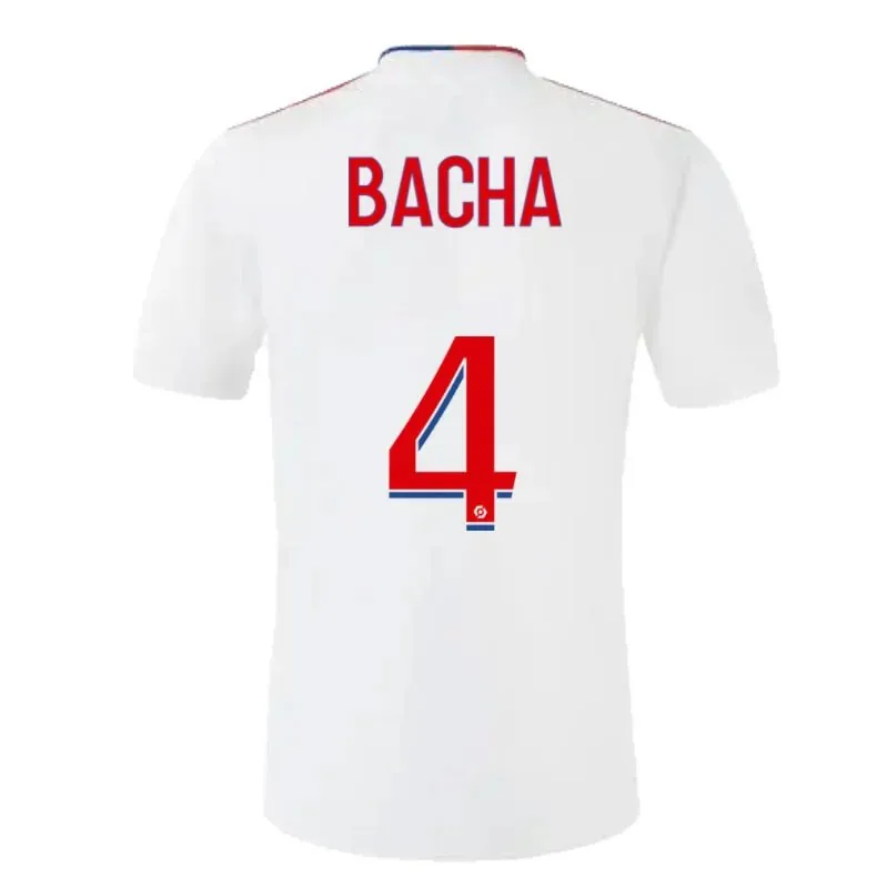 Lyon Bacha 4 Olympique Lyonnais 21/22 Home Jersey