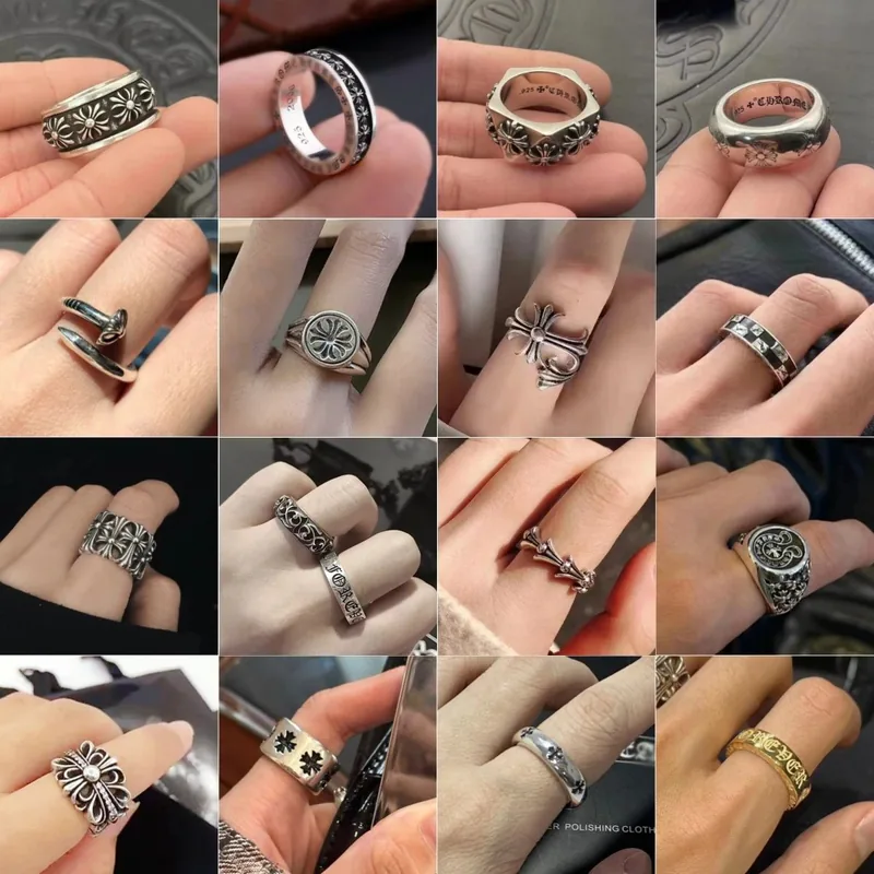 Chrome Hearts Floral Cross Ring
