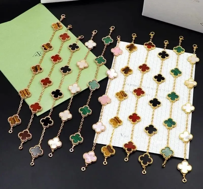 Van Cleef Clover charm bracelet