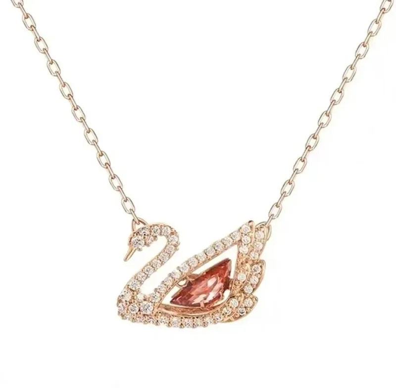 Swarovski Swan Pendant Necklace