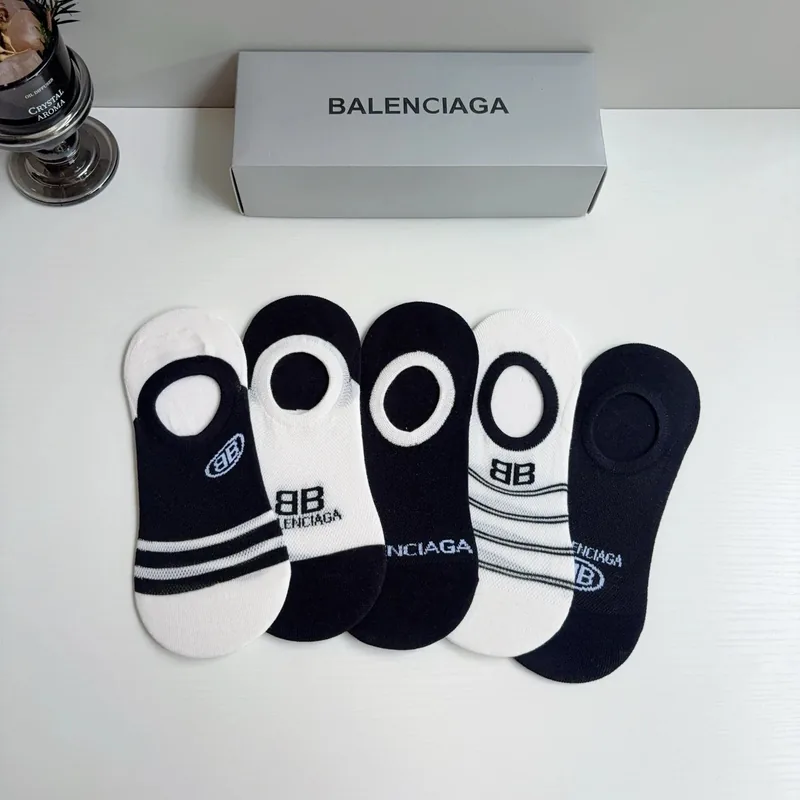 Balenciaga Cotton No-Show Socks