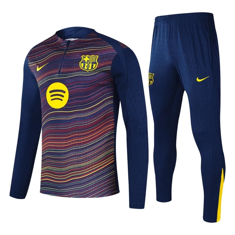 Barcelona 2025 1 4 Zip Tracksuit 26 Kids Colorful