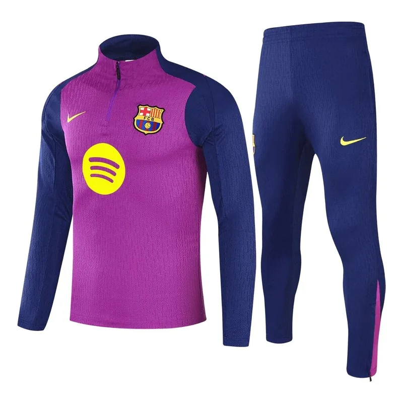 Barcelona 2025 1 4 Zip Tracksuit 26 Kids Purple