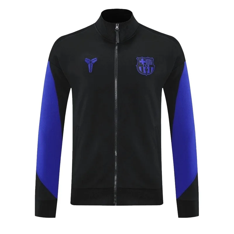 Barcelona Track Jacket 2025 26 Black Purple