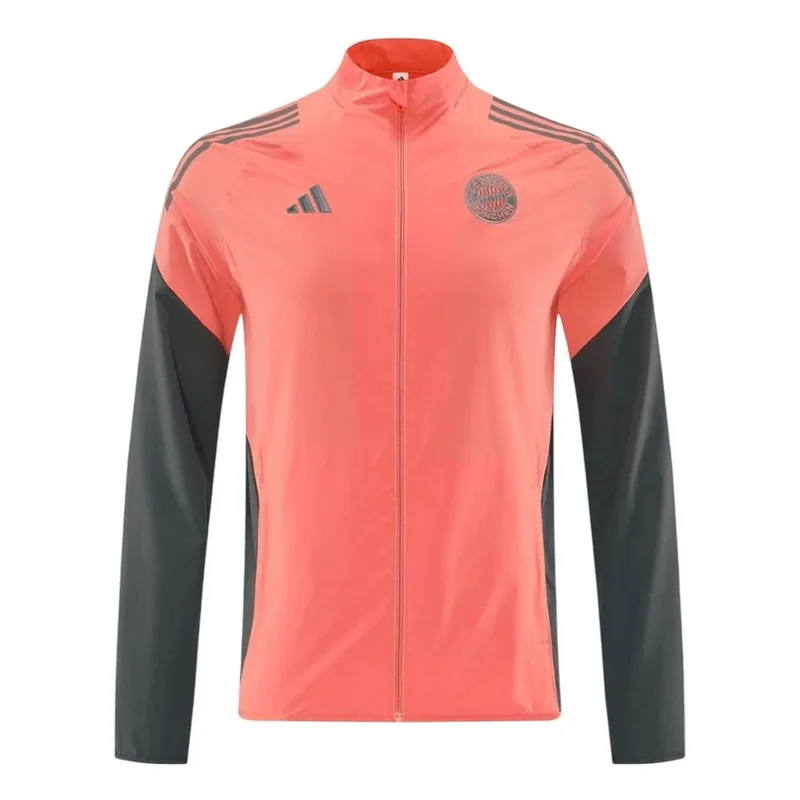 Bayern Munich Windbreaker Jacket 2025 26 Orange
