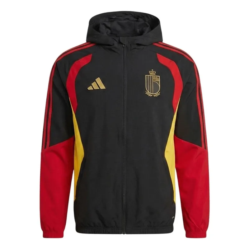 Belgium 2026 Hoodie Jacket Red Black