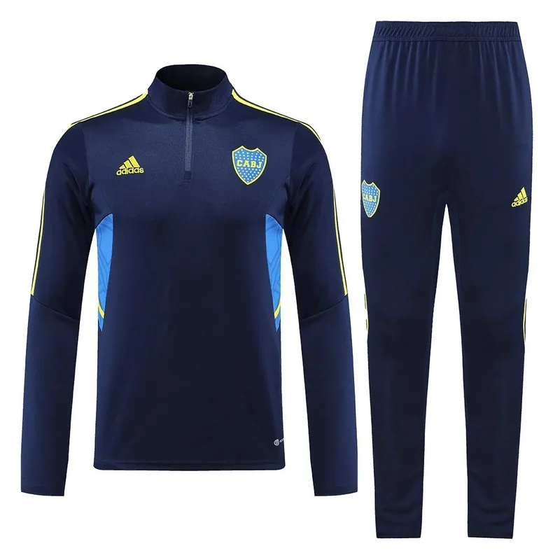 Boca Juniors 1 4 Zip Tracksuit 2022 23 Navy — photo 1