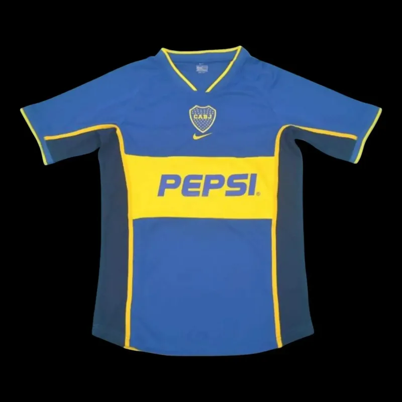 Boca Juniors 2002 Retro Home Jersey