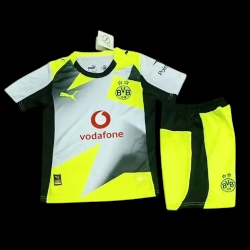 Borussia Dortmund 25/26 Away Jersey - Kids