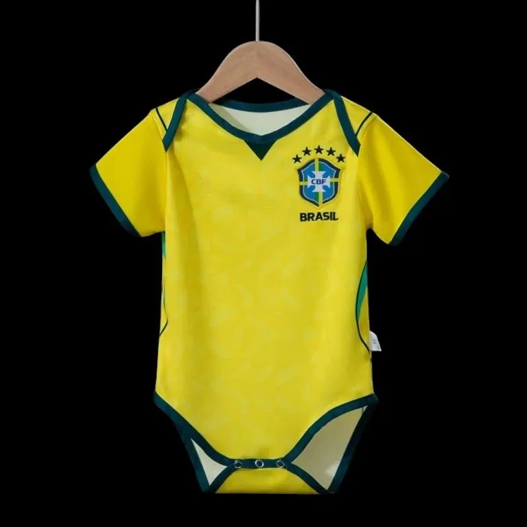 Brazil 2026 Home Bodysuit - Kids Jersey