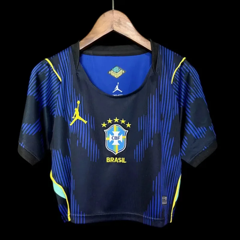 Brazil 2026 Crop Top Away Jersey