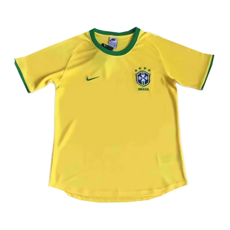 Brazil 2000 Retro Home Jersey