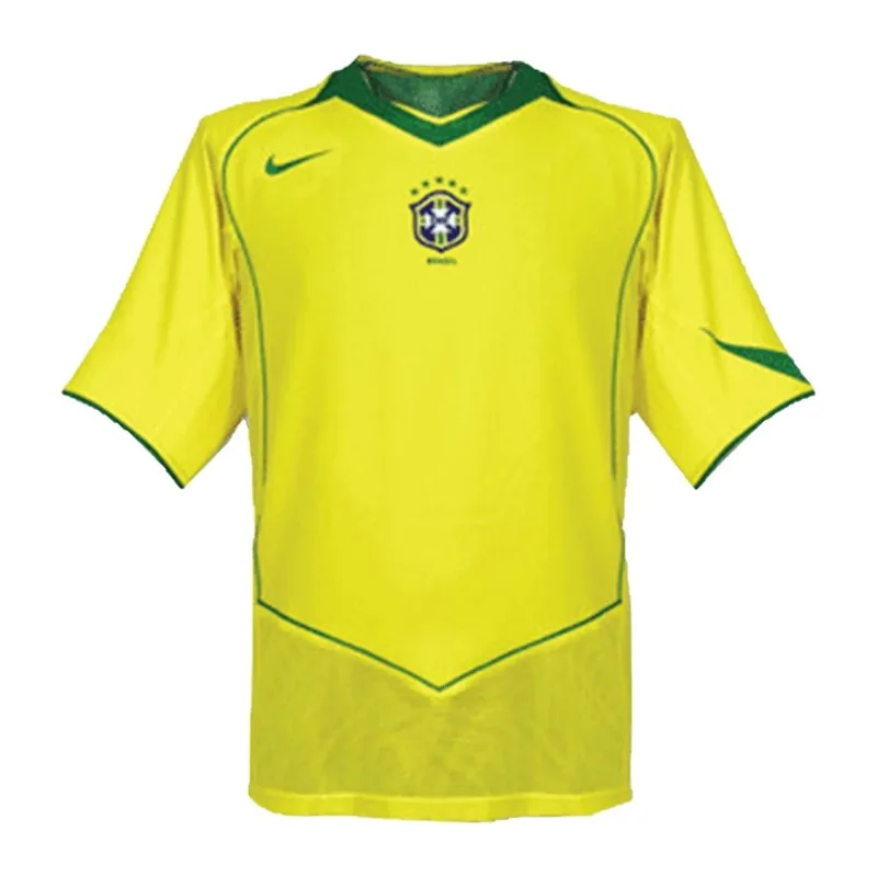 Brazil 2004 Retro Home Jersey