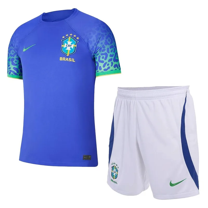 Brazil 2022 Away Jersey - Kids