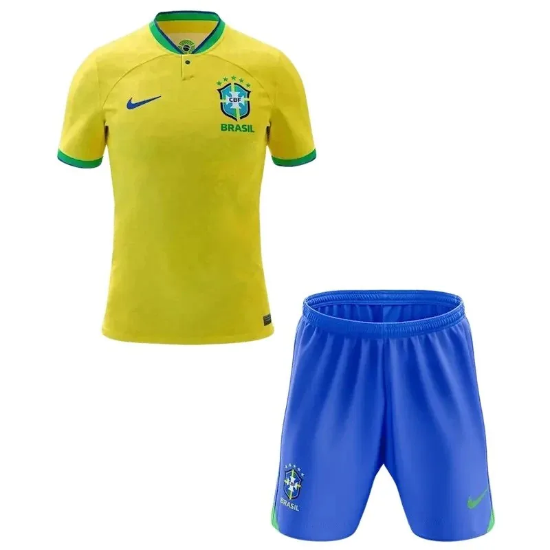 Brazil 2022 Home Jersey - Kids