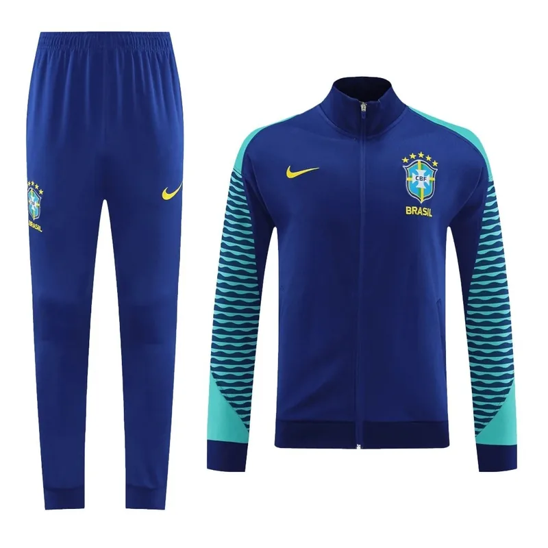 Brazil Jacket Tracksuit 2023 24 Navy