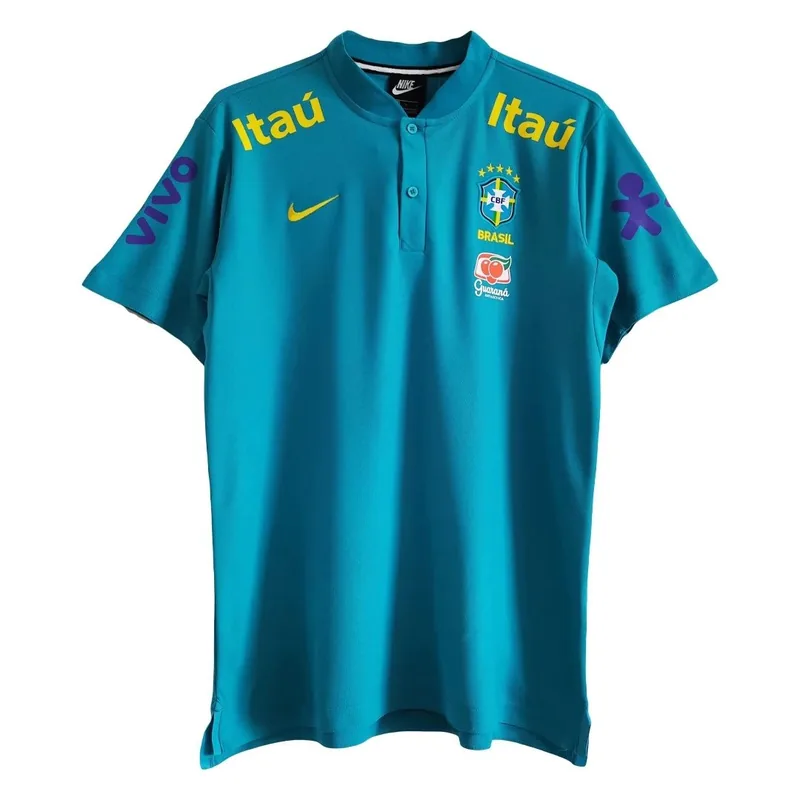 Brazil Soccer Core Polo Shirts 2021