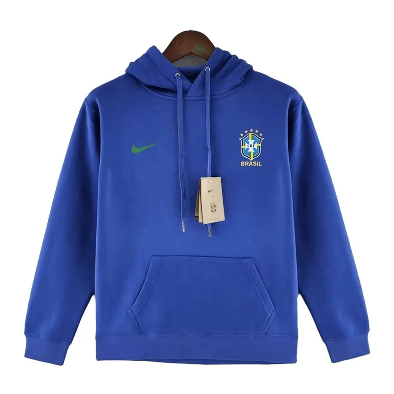 Brazil Sweater Hoodie 2022 23 Blue — photo 1