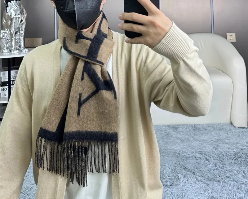 Burberry Cashmere Wool Scarf Ver.B