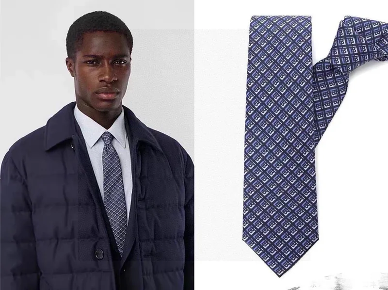 Burberry Silk Tie Ver.A