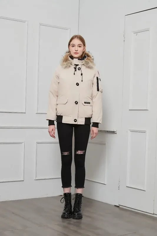 Canada Goose Multicolor Down Jacket Women Ver.B
