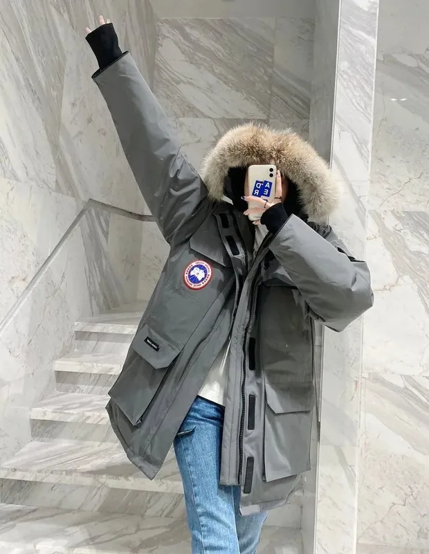 Canada Goose White Down Jacket Ver.A