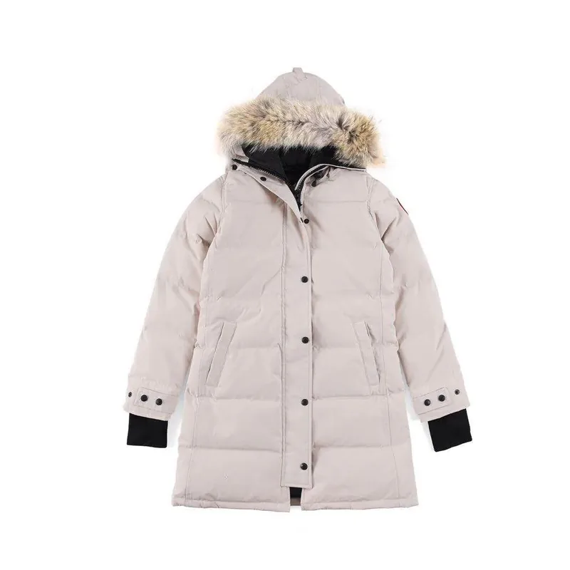 Canada Goose White Down Jacket Women